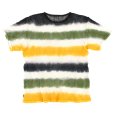 画像2: SPECIAL1 (スペシャル ワン) “MARINA TEE Vortex ExSPC. TieDye BORDER - BLACKｘGOLDｘGREEN” (2)
