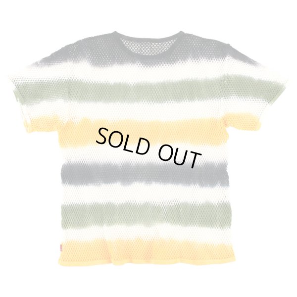 画像2: SPECIAL1 (スペシャル ワン) “MARINA TEE Vortex ExSPC. TieDye BORDER - BLACKxGOLDxGREEN” (2)