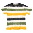 画像1: SPECIAL1 (スペシャル ワン) “MARINA TEE Vortex ExSPC. TieDye BORDER - BLACKｘGOLDｘGREEN” (1)