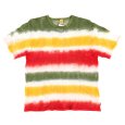 画像1: SPECIAL1 (スペシャル ワン) “MARINA TEE Vortex ExSPC. TieDye BORDER - WHITEｘREDｘGOLDｘGREEN” (1)