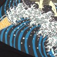 画像9: YOIDORE (ヨイドレ) “浮世絵サーファー TEE” (9)