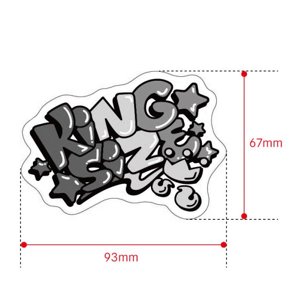 画像3: KINGSIZE(キングサイズ)“POP STAR WATERPROOF STICKER” (3)