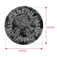 画像3: KINGSIZE（キングサイズ）“HiGE KUSH WATERPROOF STICKER” (3)