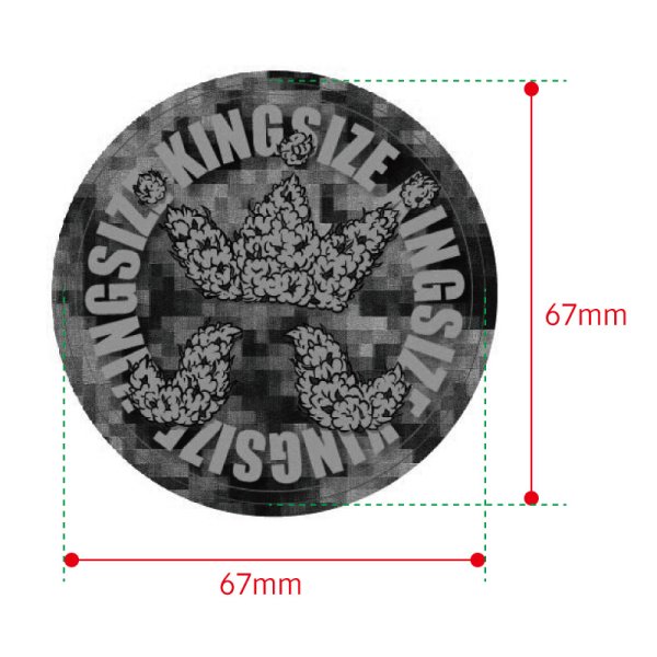画像3: KINGSIZE(キングサイズ)“HiGE KUSH WATERPROOF STICKER” (3)