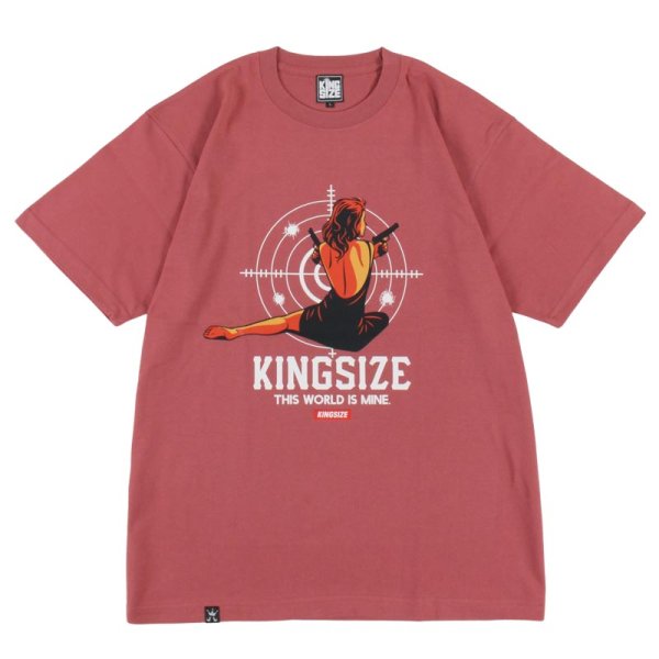 画像1: KINGSIZE（キングサイズ）“WORLD IS MINE TEE” (1)