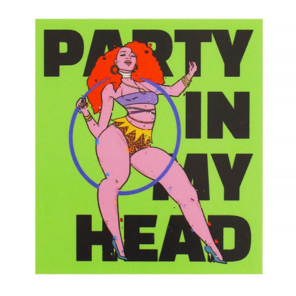画像1: PeeTee. (ピーティー) “IN MY HEAD WATERPROOF STICKER” (1)