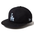 画像2: NEWERA（ニューエラ）“RC 9FIFTY ロサンゼルス・ドジャース ブラック ブラックスウェードバイザー” (2)