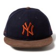画像3: NEWERA（ニューエラ）“RC 9FIFTY ニューヨーク・ヤンキース ネイビー ブラウンスウェードバイザー” (3)