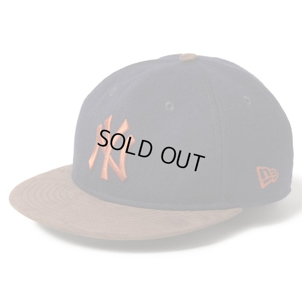 画像2: NEWERA（ニューエラ）“RC 9FIFTY ニューヨーク・ヤンキース ネイビー ブラウンスウェードバイザー” (2)