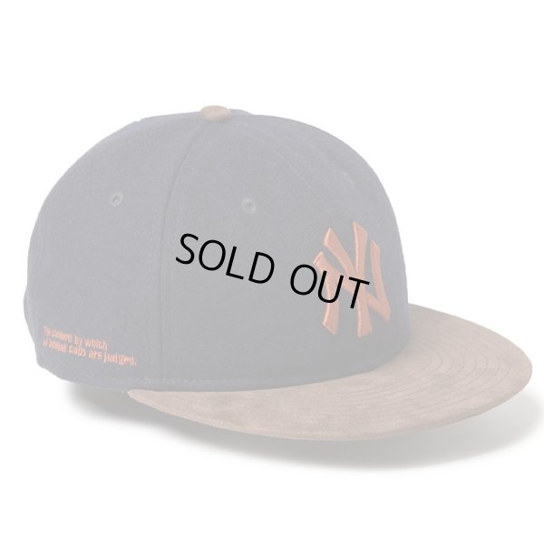 画像1: NEWERA（ニューエラ）“RC 9FIFTY ニューヨーク・ヤンキース ネイビー ブラウンスウェードバイザー” (1)