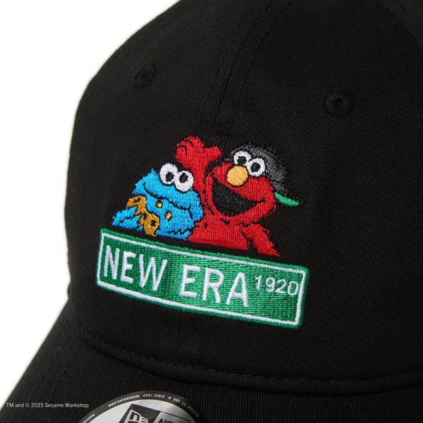 画像6: NEWERA（ニューエラ）“9TWENTY SESAME STREET セサミストリート NEW ERA ブラック” (6)