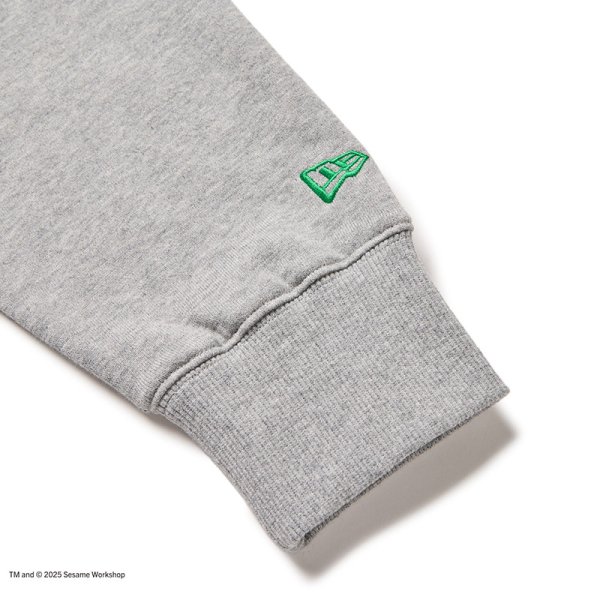 画像5: NEWERA（ニューエラ）“裏毛 スウェット クルーネック SESAME STREET セサミストリート Baseball グレー” (5)