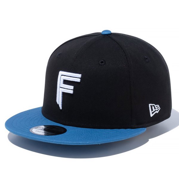 画像1: NEWERA（ニューエラ）“9FIFTY 北海道日本ハムファイターズ ブラック × ホワイト ブルーバイザー” (1)