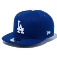 画像1: NEWERA（ニューエラ）“9FIFTY ロサンゼルス・ドジャース ダークロイヤル × ホワイト” (1)