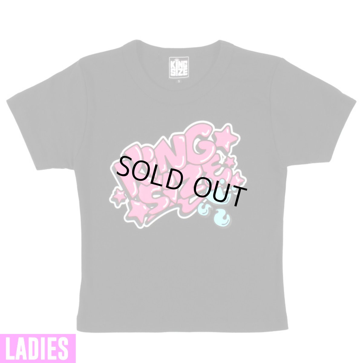 画像1: [レディース] KINGSIZE（キングサイズ）“POP STAR CROPPED WOMEN'S TEE” (1)