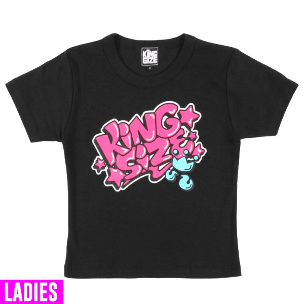 画像1: [レディース] KINGSIZE（キングサイズ）“POP STAR CROPPED WOMEN'S TEE” (1)