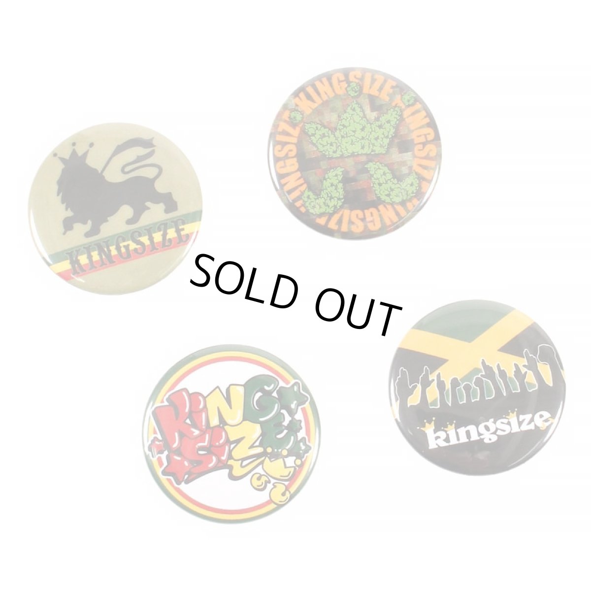 画像1: KINGSIZE（キングサイズ）“BADGE SET (4pcs）” (1)