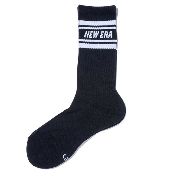 画像3: NEWERA（ニューエラ） “ソックス クルー 3ペア ライン ブラック” (3)