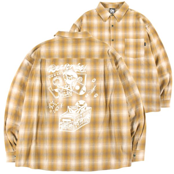画像1: KINGSIZE（キングサイズ）“OMBRE L/S SHIRT” (1)