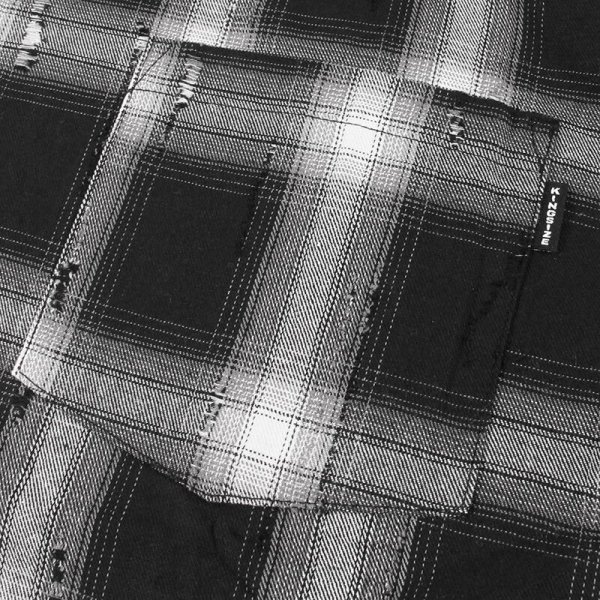 画像4: 【2025.09.10再入荷】KINGSIZE（キングサイズ）“DAMAGE L/S SHIRT” (4)