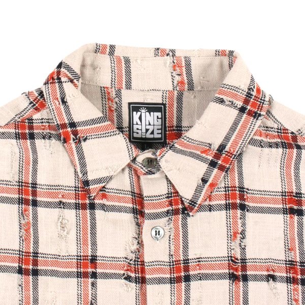 画像3: 【2025.09.10再入荷】KINGSIZE（キングサイズ）“DAMAGE L/S SHIRT” (3)