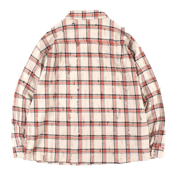 画像2: 【2025.09.10再入荷】KINGSIZE（キングサイズ）“DAMAGE L/S SHIRT” (2)