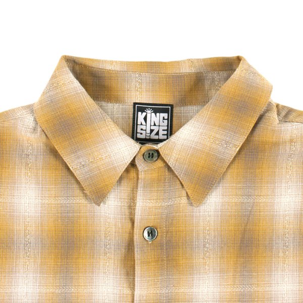 画像4: 【ラストLのみ】KINGSIZE（キングサイズ）“OMBRE L/S SHIRT” (4)