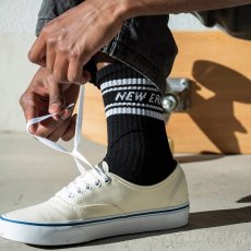 画像9: NEWERA（ニューエラ） “ソックス クルー 3ペア ライン ブラック” (9)