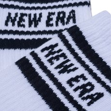 画像9: 【2025.09.27再入荷】NEWERA（ニューエラ） “ソックス クルー 3ペア ライン ブラック/ホワイト/ネイビー” (9)