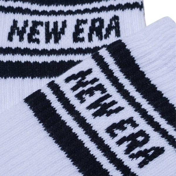 画像9: 【2025.09.27再入荷】NEWERA（ニューエラ） “ソックス クルー 3ペア ライン ブラック/ホワイト/ネイビー” (9)