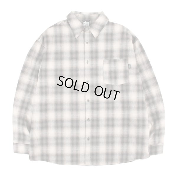 画像2: 【ラストLのみ】KINGSIZE（キングサイズ）“OMBRE L/S SHIRT” (2)