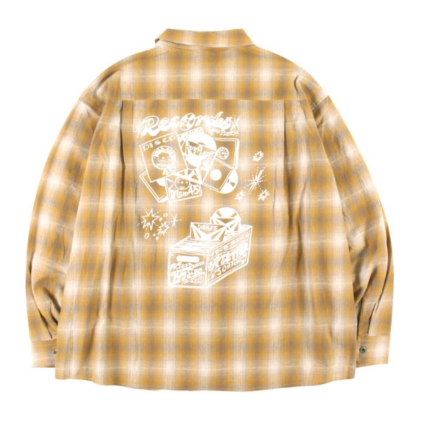 画像3: 【ラストLのみ】KINGSIZE（キングサイズ）“OMBRE L/S SHIRT” (3)