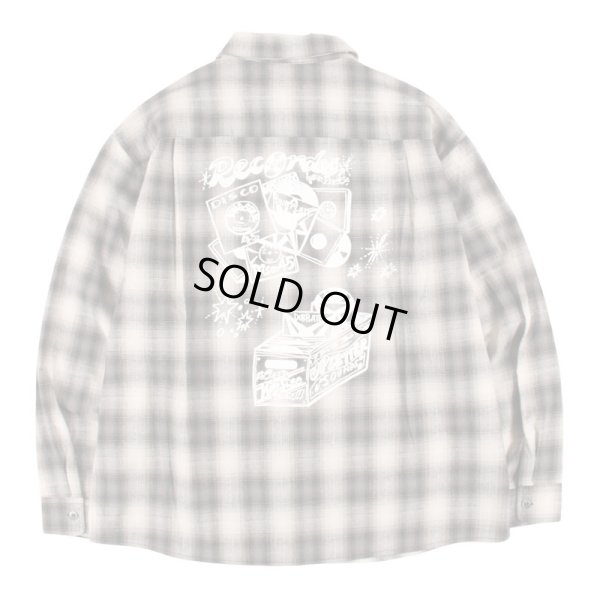 画像3: 【ラストLのみ】KINGSIZE（キングサイズ）“OMBRE L/S SHIRT” (3)