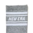 画像2: NEWERA（ニューエラ） “ソックス クルー 3ペア ライン グレー” (2)