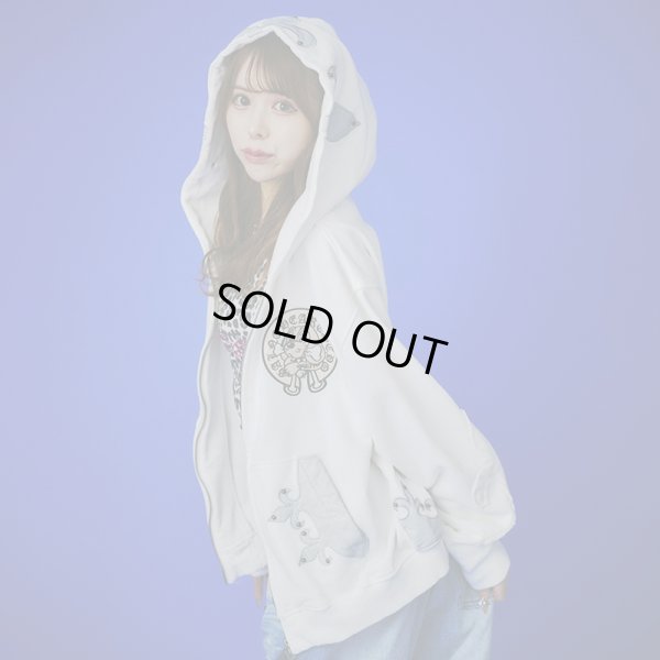 画像1: GALFY(ガルフィー) “百合の紋紋パーカー” (1)