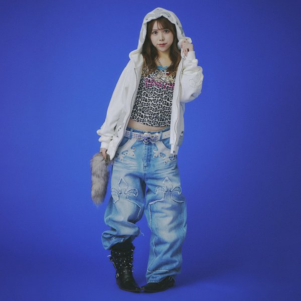 画像19: GALFY(ガルフィー) “百合の紋紋デニム” (19)