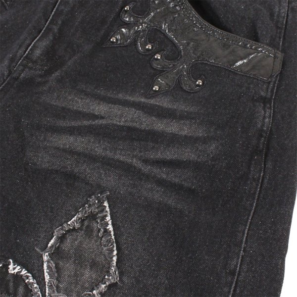 画像10: 【ラスト大型犬（XL）のみ】GALFY(ガルフィー) “百合の紋紋デニム” (10)