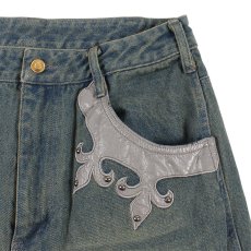 画像8: GALFY(ガルフィー) “百合の紋紋デニム” (8)