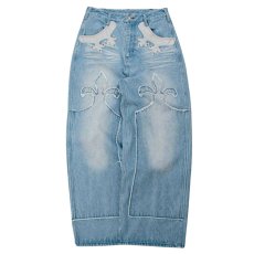 画像3: GALFY(ガルフィー) “百合の紋紋デニム” (3)