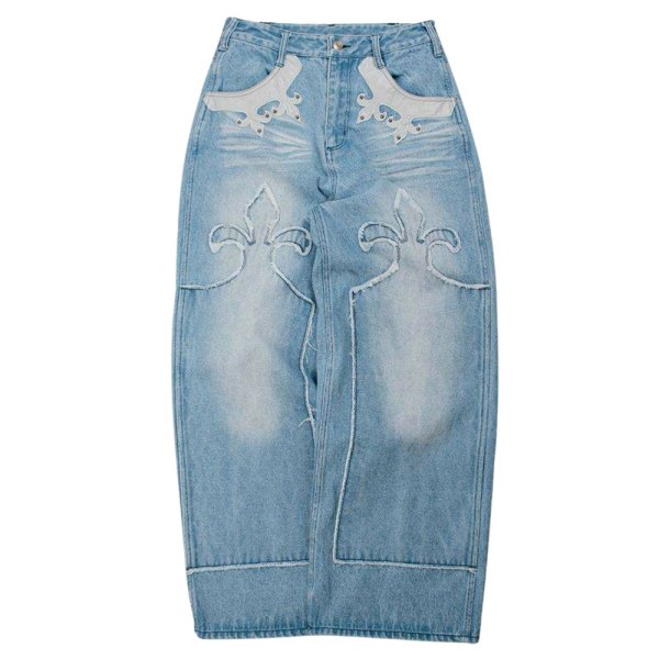 画像3: GALFY(ガルフィー) “百合の紋紋デニム” (3)