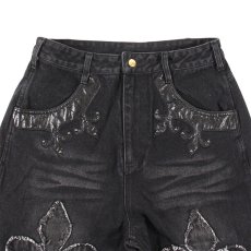 画像5: 【ラスト大型犬（XL）のみ】GALFY(ガルフィー) “百合の紋紋デニム” (5)