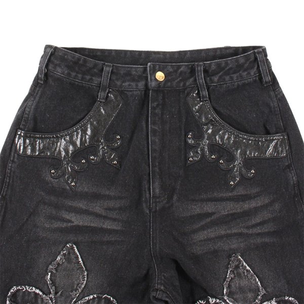 画像5: 【ラスト大型犬（XL）のみ】GALFY(ガルフィー) “百合の紋紋デニム” (5)