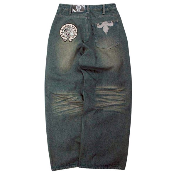 画像4: GALFY(ガルフィー) “百合の紋紋デニム” (4)