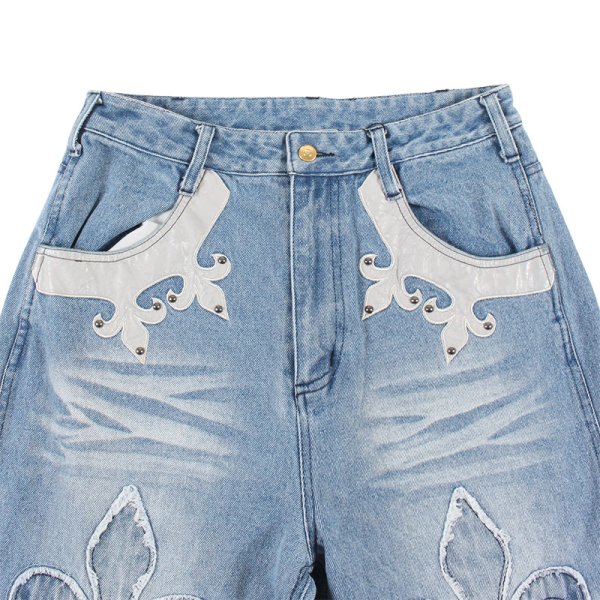 画像5: GALFY(ガルフィー) “百合の紋紋デニム” (5)