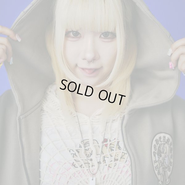 画像16: 【ラスト大型犬（XL）のみ】GALFY(ガルフィー) “百合の紋紋パーカー” (16)