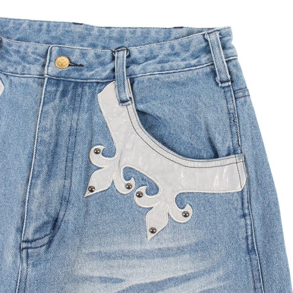 画像8: GALFY(ガルフィー) “百合の紋紋デニム” (8)