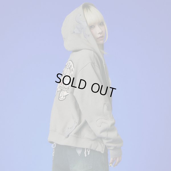 画像14: 【ラスト大型犬（XL）のみ】GALFY(ガルフィー) “百合の紋紋パーカー” (14)