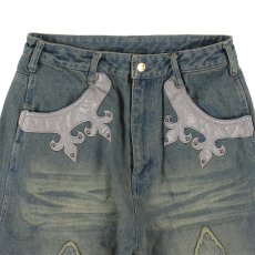 画像5: GALFY(ガルフィー) “百合の紋紋デニム” (5)