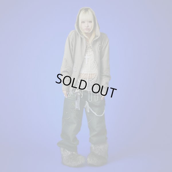 画像17: 【ラスト大型犬（XL）のみ】GALFY(ガルフィー) “百合の紋紋パーカー” (17)