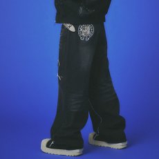 画像1: 【ラスト大型犬（XL）のみ】GALFY(ガルフィー) “百合の紋紋デニム” (1)